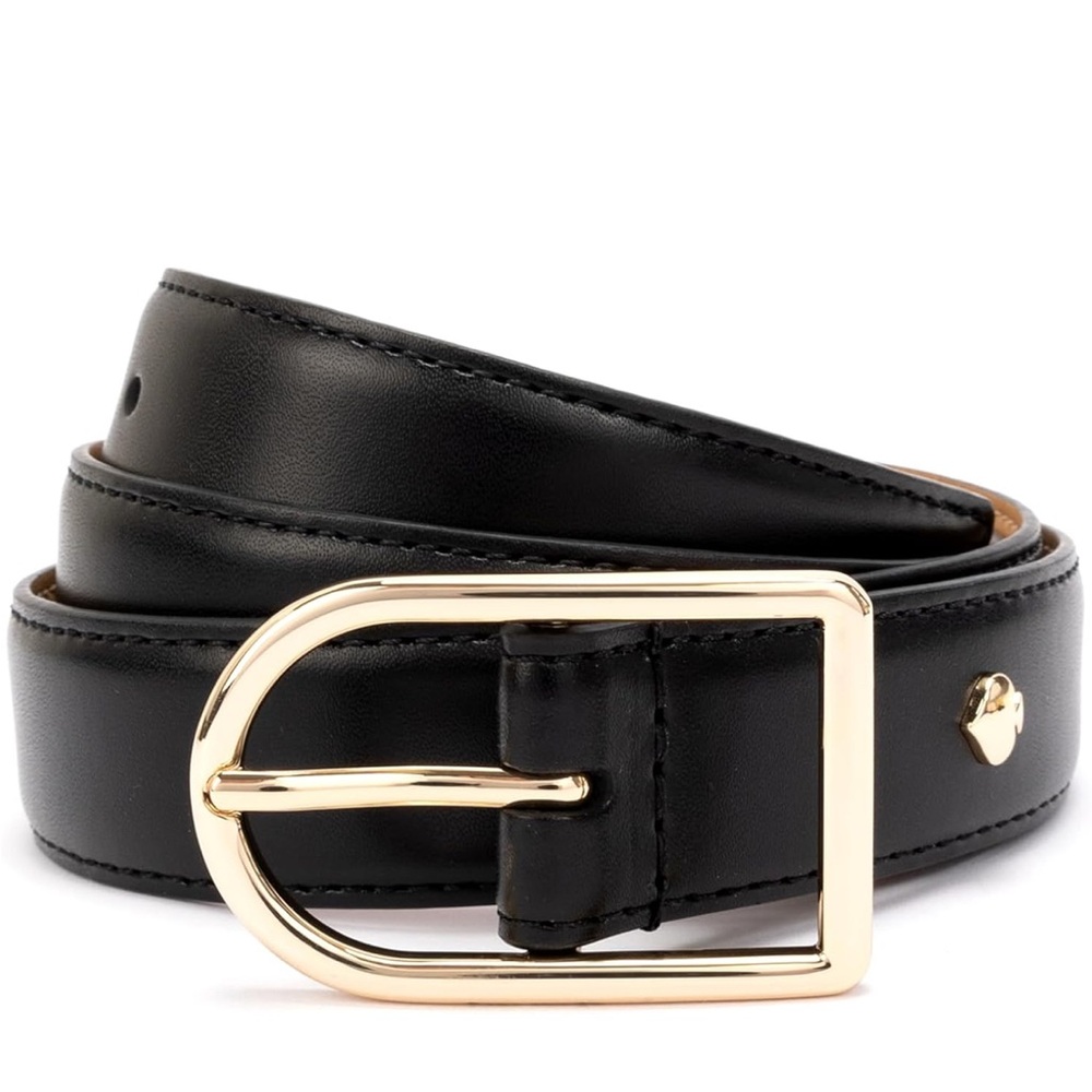 Kate Spade ✨new✨ 25mm Stitched Feather Edge Leather Belt L/XL